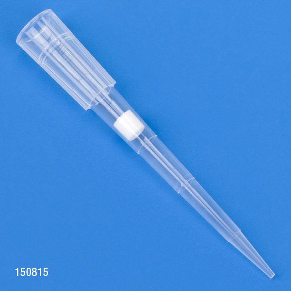 Globe Scientific Filter Pipette Tip, 1 - 100uL, Certified, Universal, Low Retention, Graduated, 54mm, Natural, STERILE, 96/Rack, 10 Racks/Box Pipette Tip; Universal; universal pipette tips; low retention tips; filtr tips